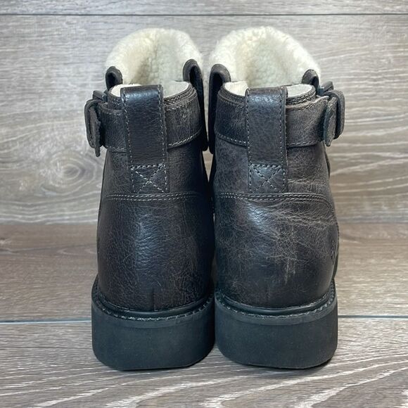 Timberland Kenniston Warm Fleece Lined Women’s Sz 11 Gray Sensor Flex Ankle Boot - Picture 4 of 10